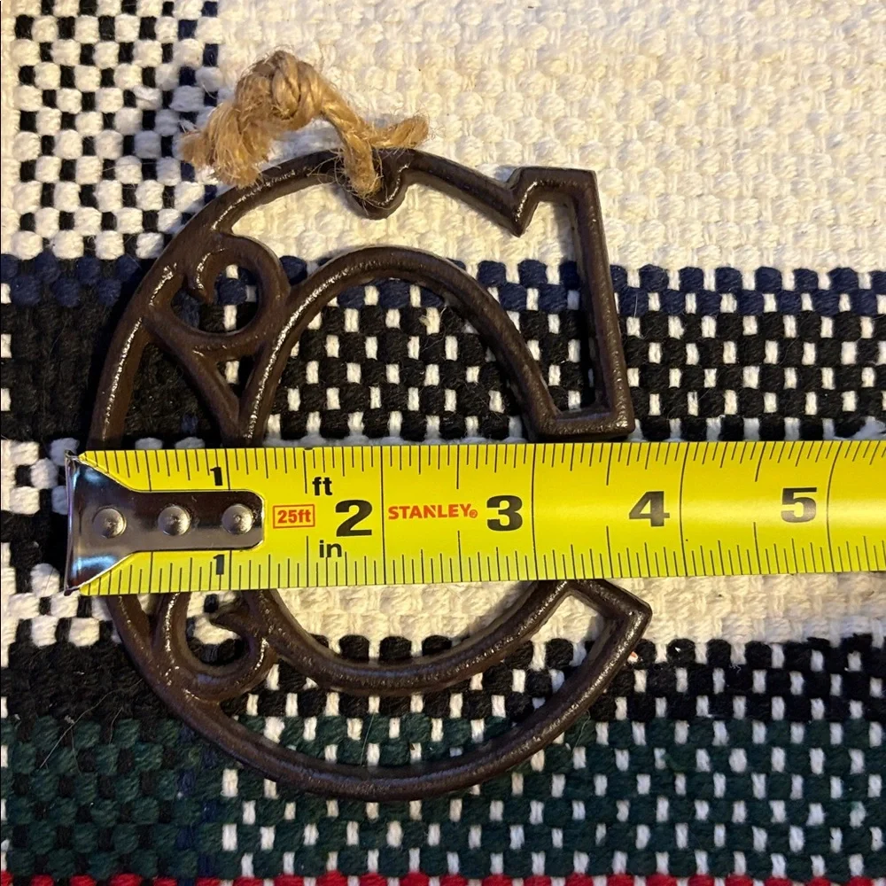 🆕Wrought Iron Letter “C” Ornament